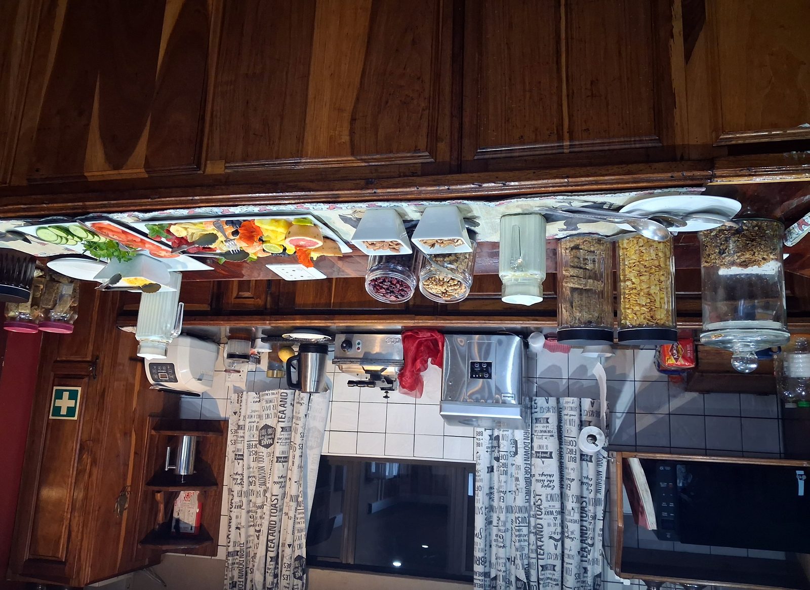 The breakfast buffet of cold options