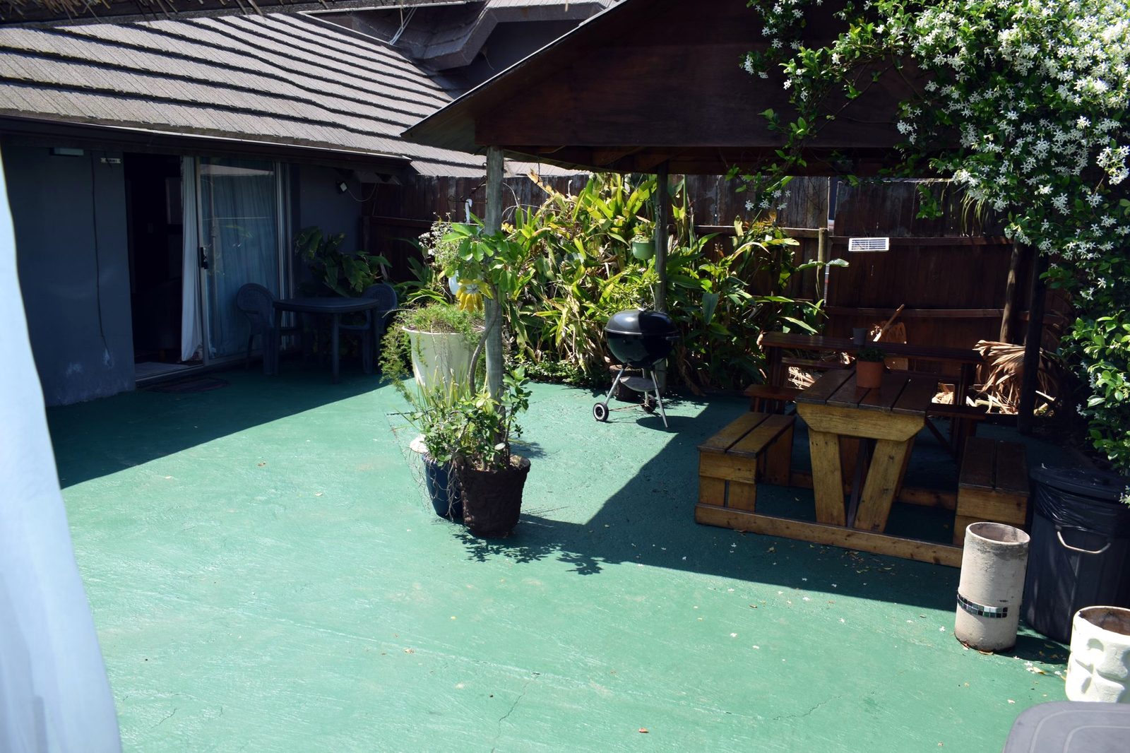 Private courtyard